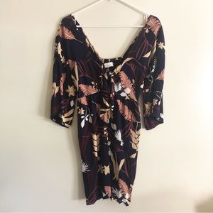 Ava Sky Blue Floral Dress